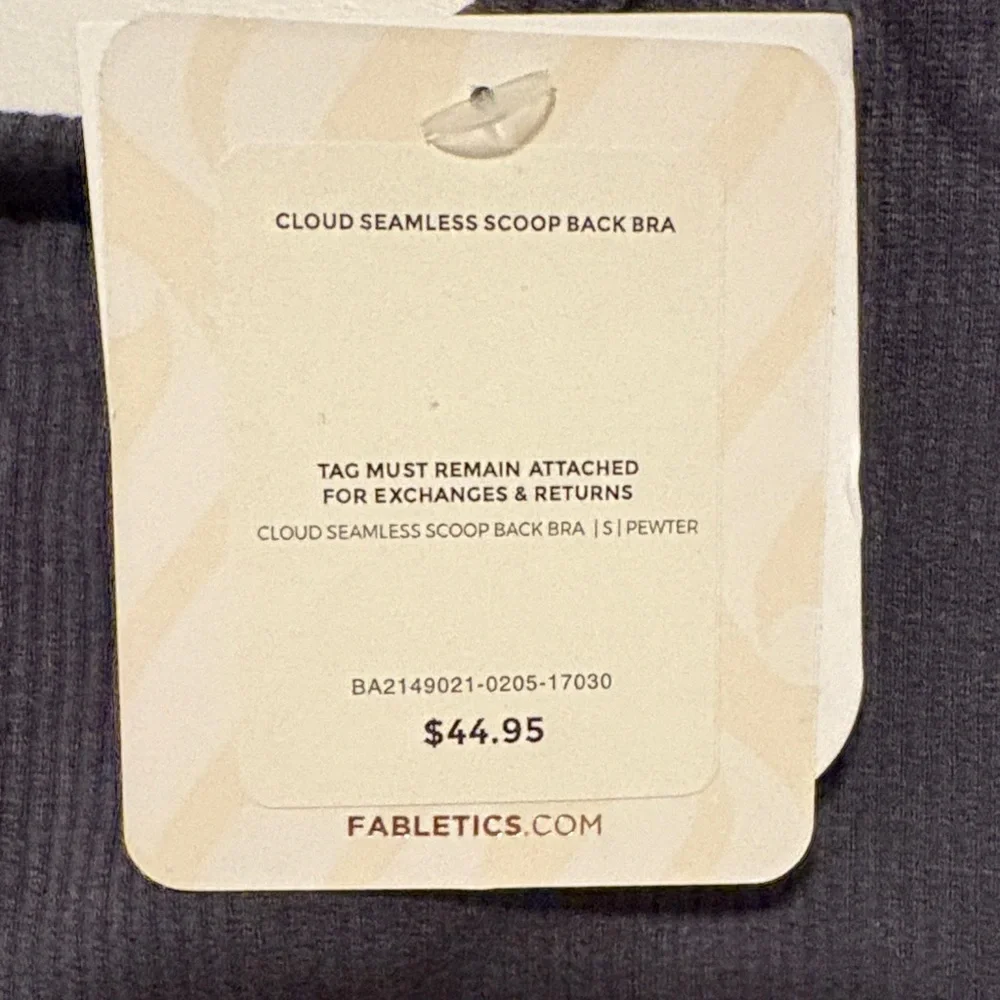 Fabletics Ribbed Cloud Ribbed Bra - Picture 2 of 4